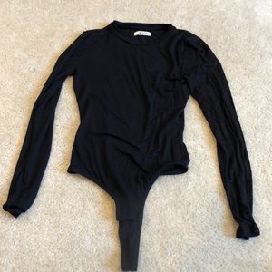 Madewell thong body suit in black!